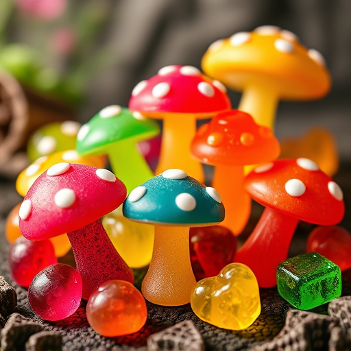 Vibrant Magic Mushroom Gummies Collection