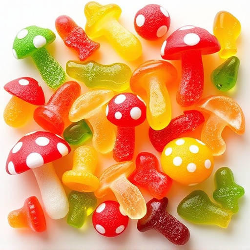 Vibrant Magic Mushroom Gummies Collection