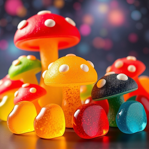 Vibrant Magic Mushroom Gummies Collection