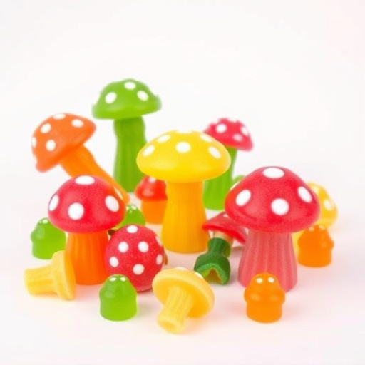 Vibrant Magic Mushroom Gummies Collection