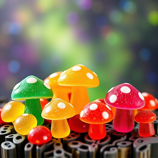 Vibrant Magic Mushroom Gummies Collection