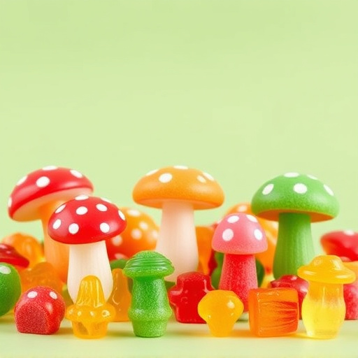Vibrant Magic Mushroom Gummies Collection