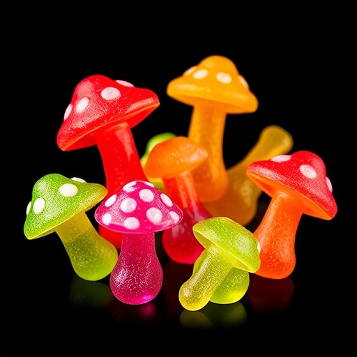 Vibrant Magic Mushroom Gummies Collection
