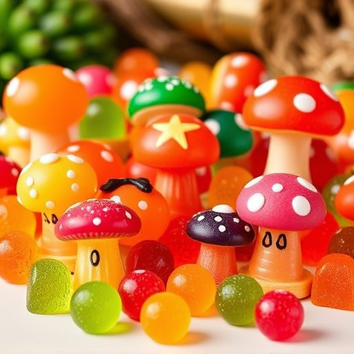 Vibrant Magic Mushroom Gummies Collection