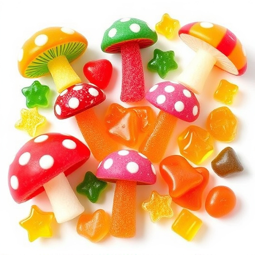 Vibrant Magic Mushroom Gummies Collection