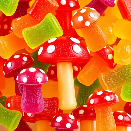 Vibrant Magic Mushroom Gummies Collection
