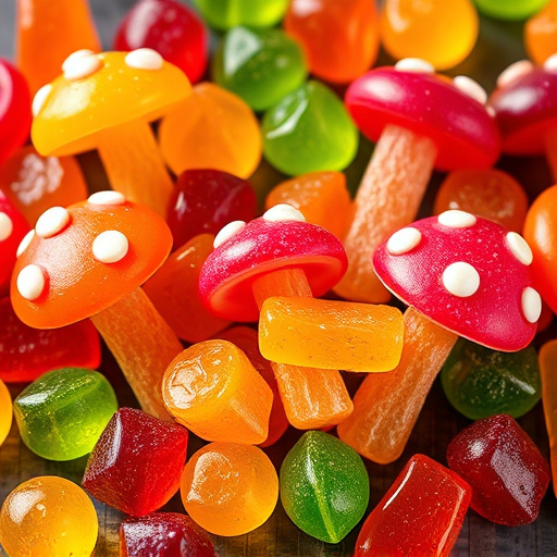 Vibrant Magic Mushroom Gummies Collection