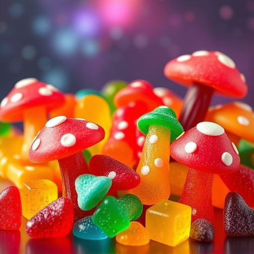 Vibrant Magic Mushroom Gummies Collection