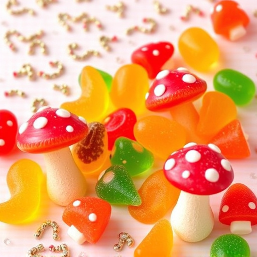 Vibrant Magic Mushroom Gummies Collection