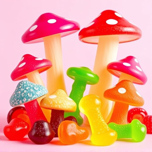 Vibrant Magic Mushroom Gummies Collection