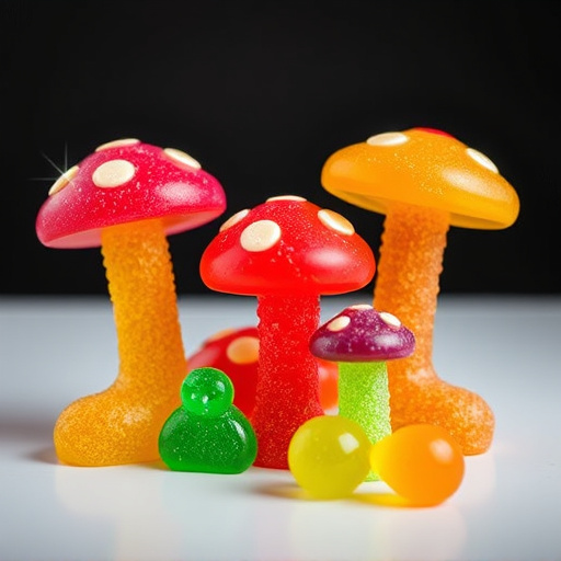 Vibrant Magic Mushroom Gummies Collection