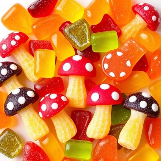 Vibrant Magic Mushroom Gummies Collection