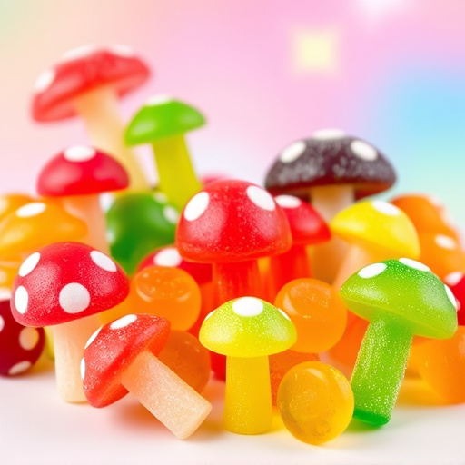 Vibrant Magic Mushroom Gummies Collection
