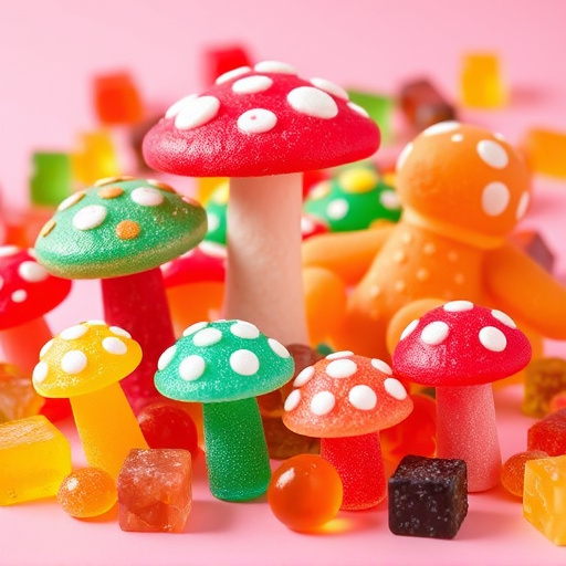 Vibrant Magic Mushroom Gummies Collection