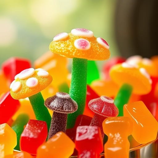 Vibrant Magic Mushroom Gummies Collection