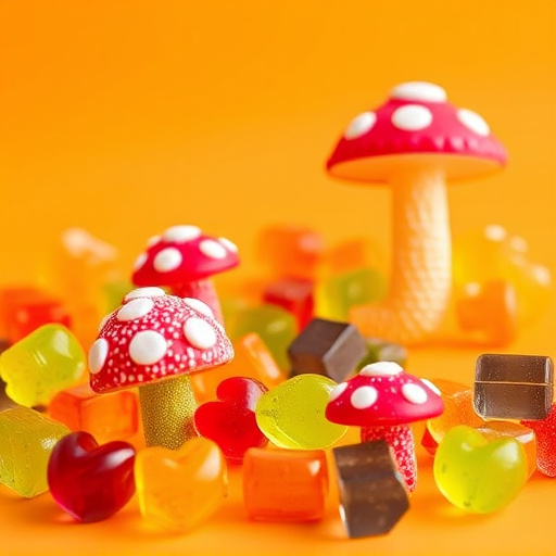 Vibrant Magic Mushroom Gummies Collection