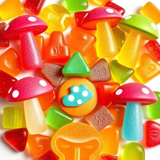 Vibrant Magic Mushroom Gummies Collection