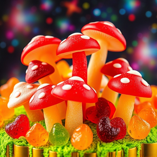 Vibrant Magic Mushroom Gummies Collection