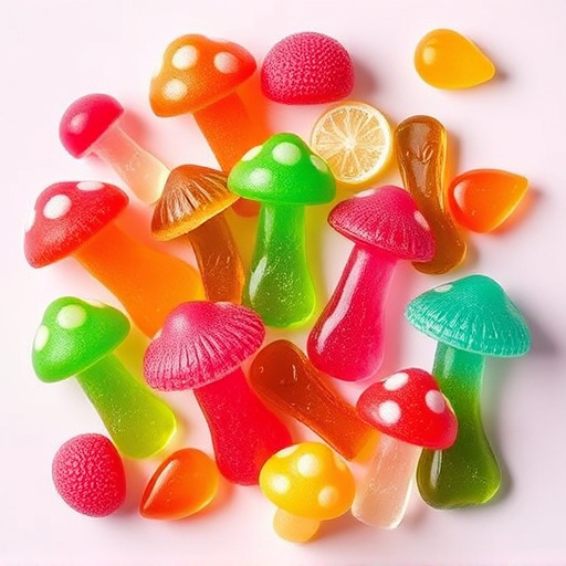 Vibrant Magic Mushroom Gummies Collection