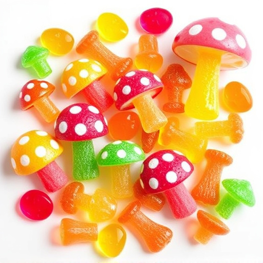 Vibrant Magic Mushroom Gummies Collection