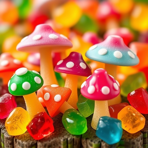 Vibrant Magic Mushroom Gummies Collection