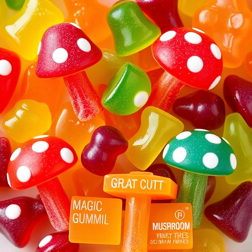 Vibrant Magic Mushroom Gummies Collection