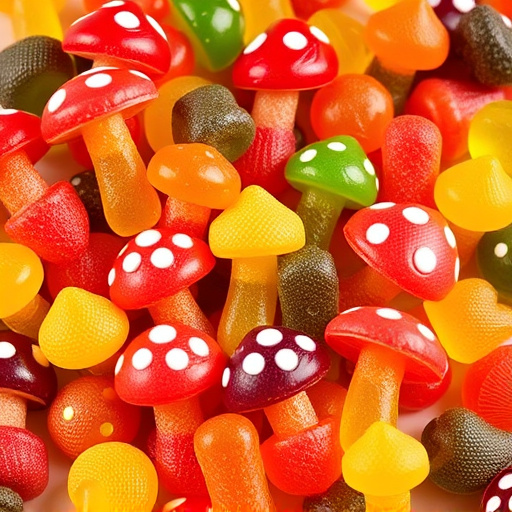Vibrant Magic Mushroom Gummies Collection