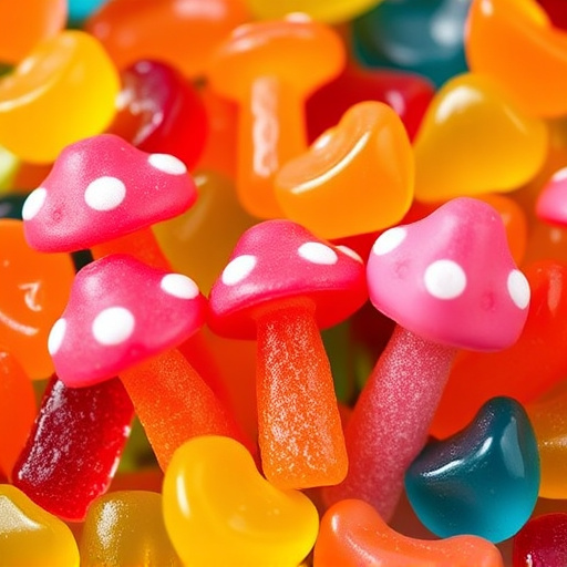 Vibrant Magic Mushroom Gummies Collection