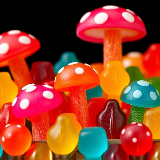 Vibrant Magic Mushroom Gummies Collection