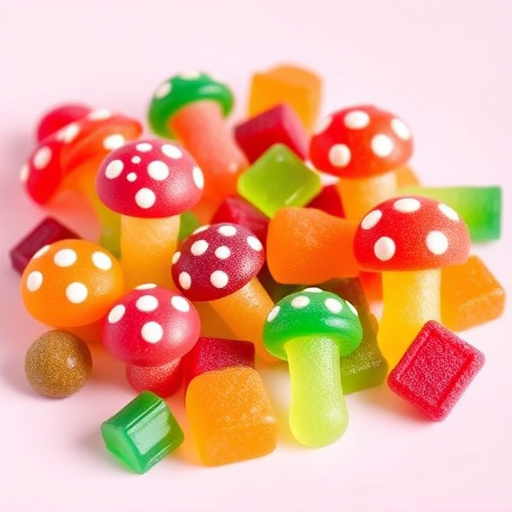 Vibrant Magic Mushroom Gummies Collection