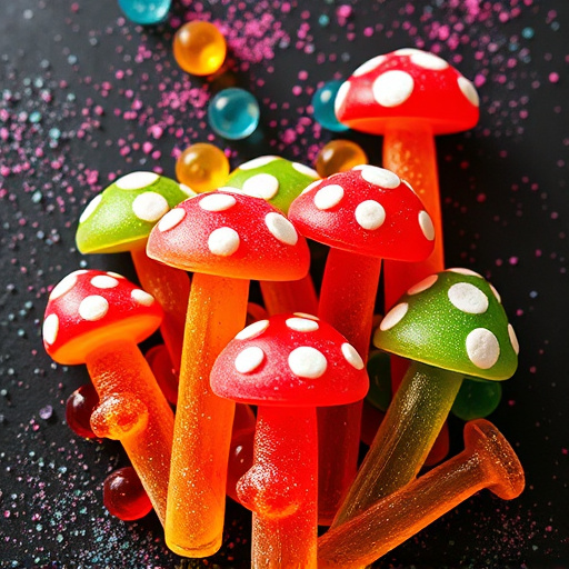Vibrant Magic Mushroom Gummies Collection