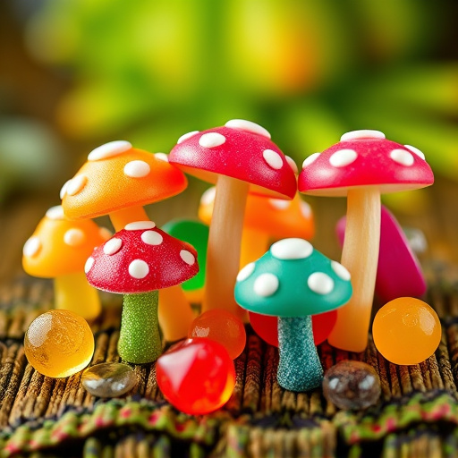 Vibrant Magic Mushroom Gummies Collection