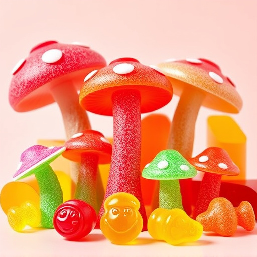 Vibrant Magic Mushroom Gummies Collection